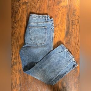 Stylish Denim Straight Leg Jeans